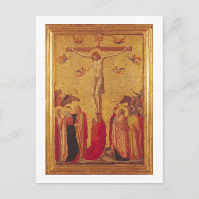Carte Postale La Crucifixion (température sur panneau) (Devant)