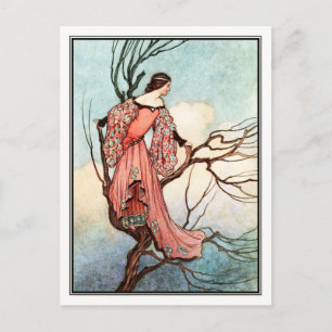 Carte Postale La cuisinière en fer de Warwick Goble