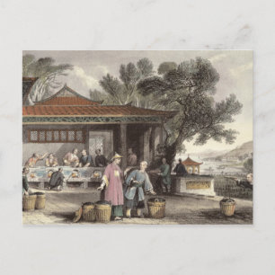 Carte Postale La culture et la préparation du thé, de 'Chine en