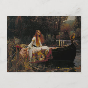 Carte Postale La dame de Shalott : une histoire de fantôme celti