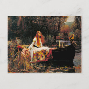 Carte Postale La Dame de Shalott, vers 1888 par John Waterhouse