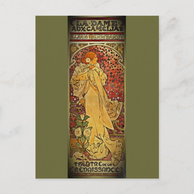 Carte Postale La Dame des Camillias (Devant)