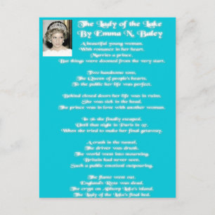 Carte Postale La Dame du lac