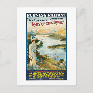 Carte Postale La Dame du Lac ~ Chemin de fer de la Furie