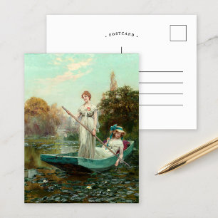 Carte Postale La Dame du lac   Henry John Yeend King