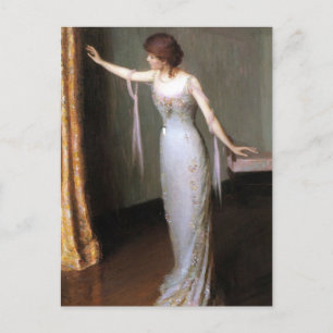 Carte Postale La dame en robe du soir par Lilla Cabot Perry