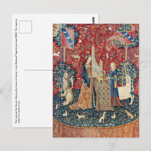 Carte Postale La Dame et la licorne, Audition