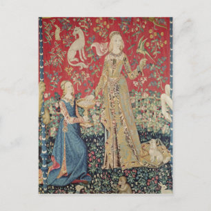 Carte Postale La Dame et la licorne : 'Goût'