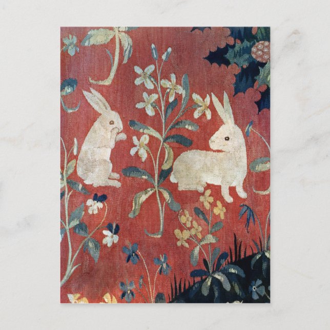 Carte Postale La Dame et la licorne : 'Goût' (Devant)