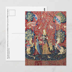 Carte Postale La Dame et la licorne, Odeur