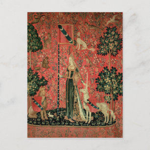 Carte Postale La Dame et la licorne : 'Touch'