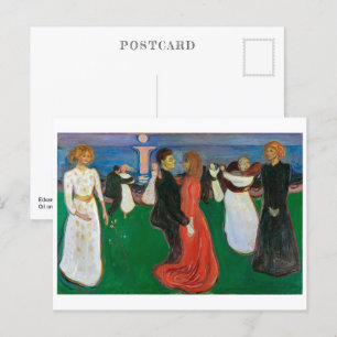 Carte Postale La Danse de la vie   Edvard Munch  