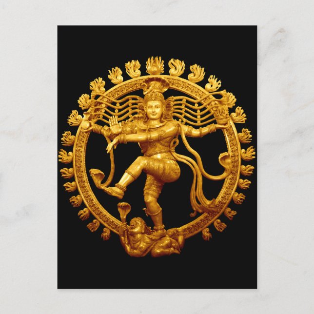 Carte Postale La danse de Shiva (Devant)