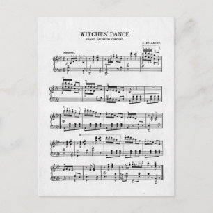 Carte Postale La danse des sorcières