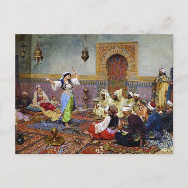 Carte Postale La Danse (fille harem) ~ (Devant)