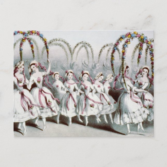 Carte Postale La Danse Fleur (Devant)