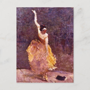 Carte Postale La Danseuse de Toulouse-Lautrec