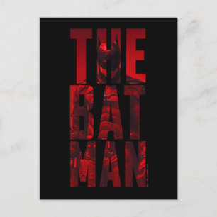Carte Postale La découpe typographique de Batman