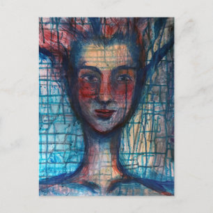 Carte Postale La déesse de pensée