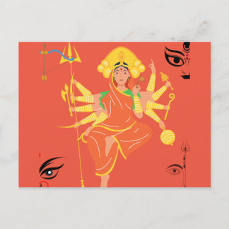 Carte Postale La déesse Durga