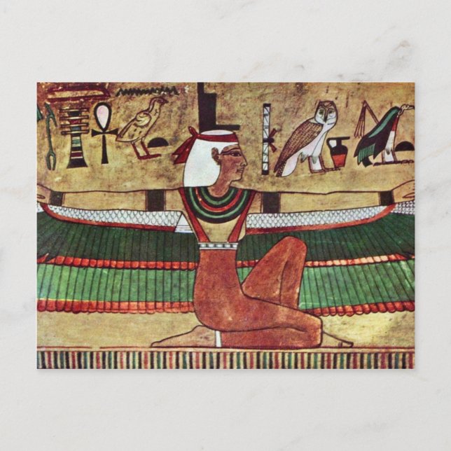 Carte Postale La Déesse Isis, Par Ägyptischer Maler Um 1360 (Devant)