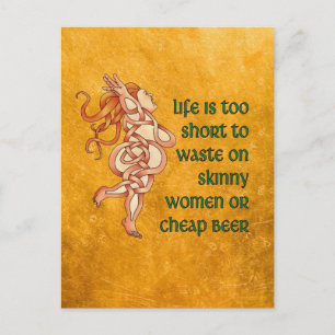 Carte Postale La déesse Motto