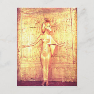 Carte Postale La déesse Selket sur le temple canopique