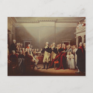 Carte Postale La démission de George Washington