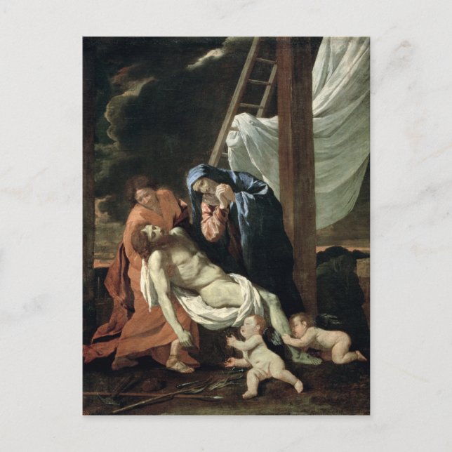 Carte Postale La Déposition, c.1630 (Devant)