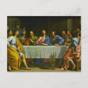 Carte Postale La Dernière Cène de Philippe de Champaigne 1654