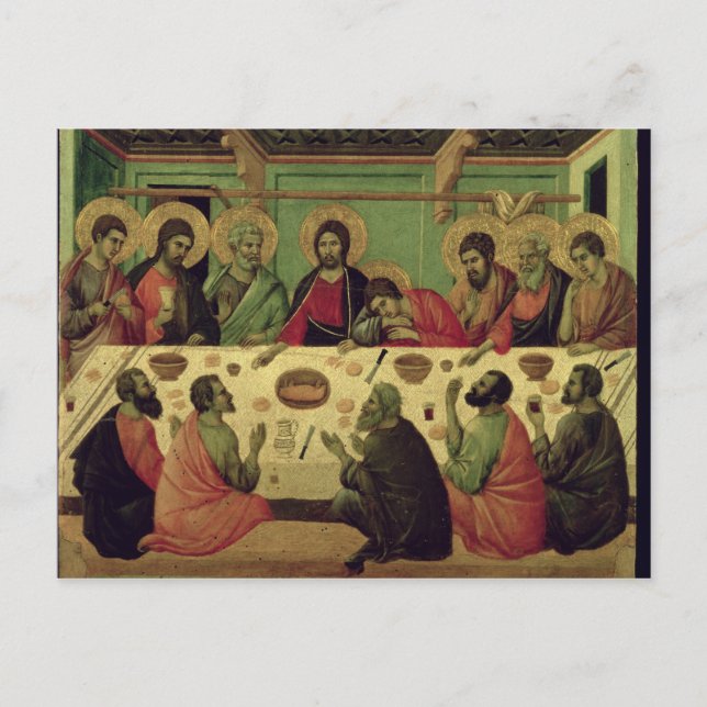 Carte Postale La Dernière Cène, du Retable Passion (Devant)