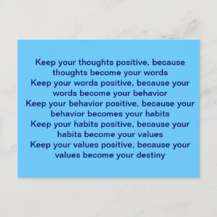 Carte Postale La dernière pensée de King