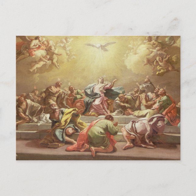 Carte Postale La descente de l'Esprit Saint (Devant)