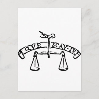 Carte Postale La devise de Montaigne : Que Sais-Je ? Que sais-je