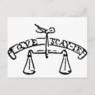 Carte Postale La devise de Montaigne : Que Sais-Je ? Que sais-je