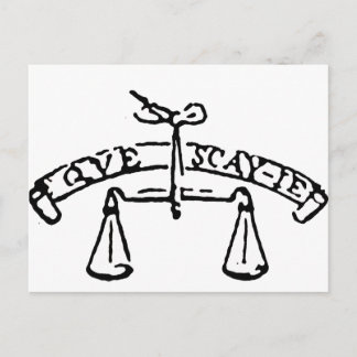 Carte Postale La devise de Montaigne : Que Sais-Je ? Que sais-je