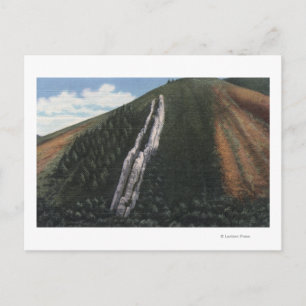 Carte Postale La Diapositive du diable près de la frontière Utah