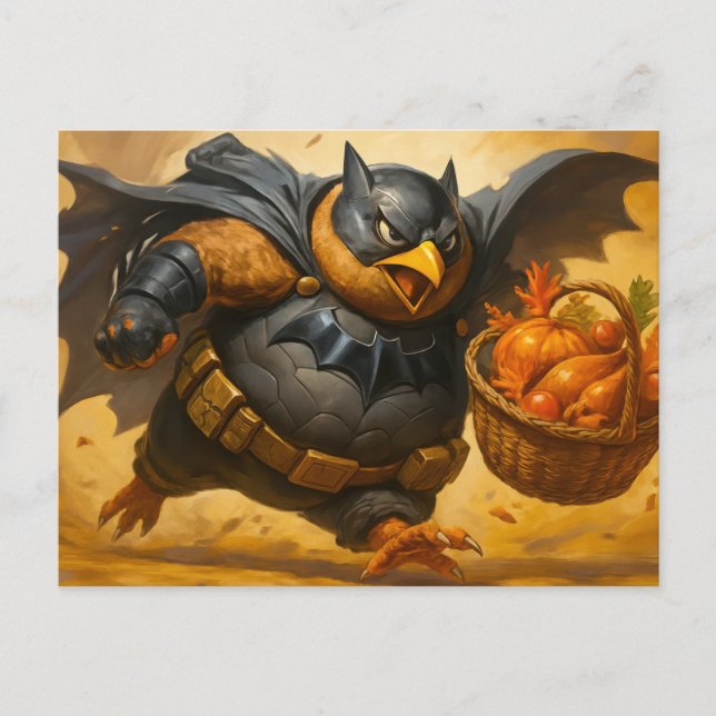 Carte Postale La dinde sombre (Devant)