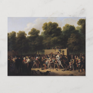 Carte Postale La distribution alimentaire et vinicole