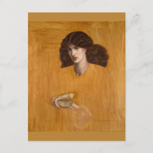 Carte Postale La Donna Della Finestra par Dante Gabriel Rossetti (Devant)