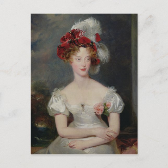 Carte Postale La Duchesse de Berry c.1825 (Devant)