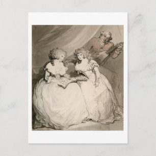 Carte Postale La duchesse du Devonshire et sa soeur, le Coun