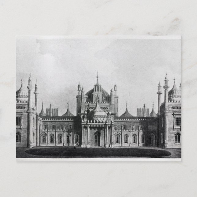 Carte Postale La façade ouest du pavillon de Brighton (Devant)