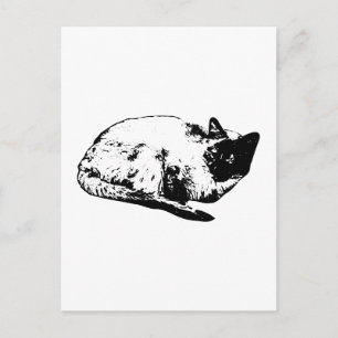 Carte Postale La facilité des fêtes, ami moustachu