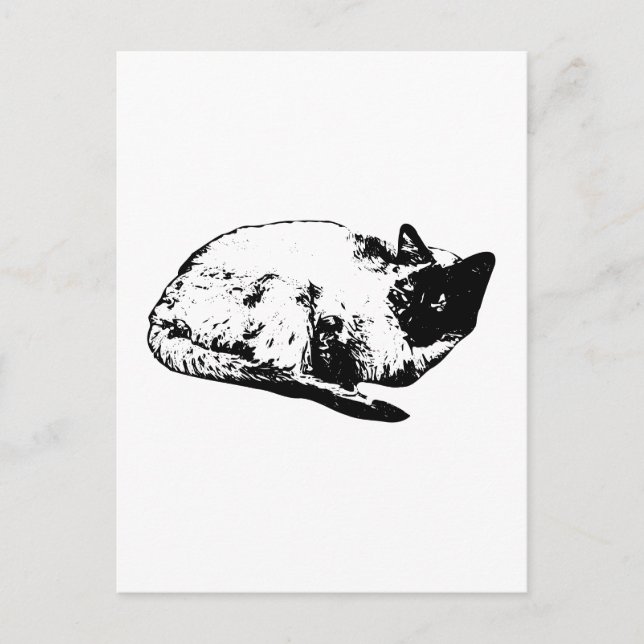 Carte Postale La facilité des fêtes, ami moustachu (Devant)