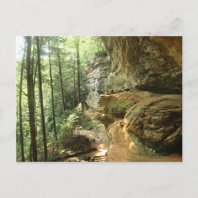 Carte Postale La falaise de Hocking Hill (Devant)