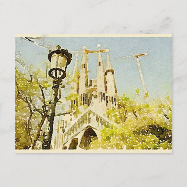 Carte Postale La Familia Sagrada (Devant)