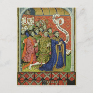 Carte Postale La famille de Neville à la prière