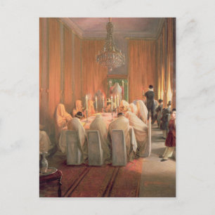 Carte Postale La famille Rothschild à la prière