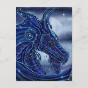 Carte Postale La fantaisie du dragon "Nuit Magique" par Renee La